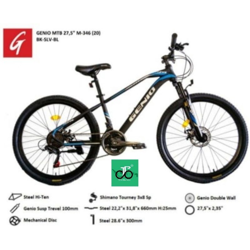 Sepeda MTB 27.5" Genio M346 27.5" TERBARU