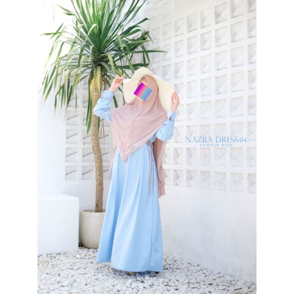 Gamis Polos Nazra Dress By Attin