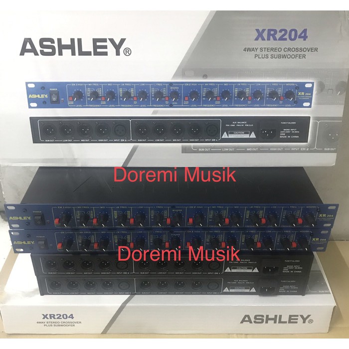 Crossover 4 way stereo ASHLEY XR-204 Original