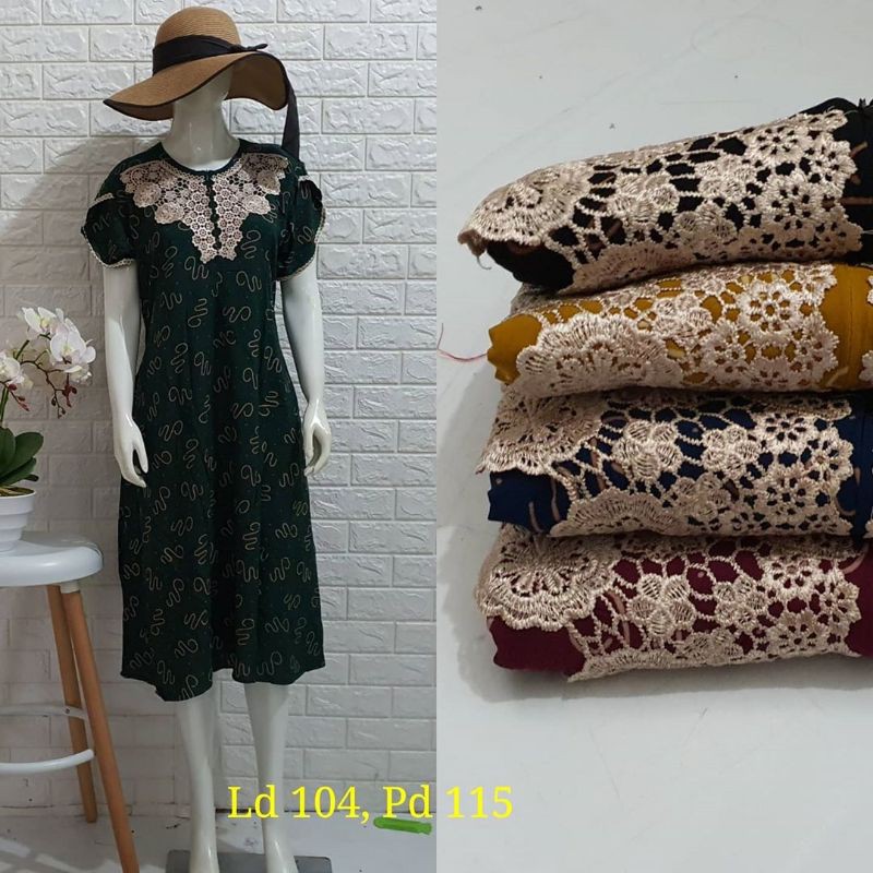 DRESS KENCANA UNGU LABEL HITAM