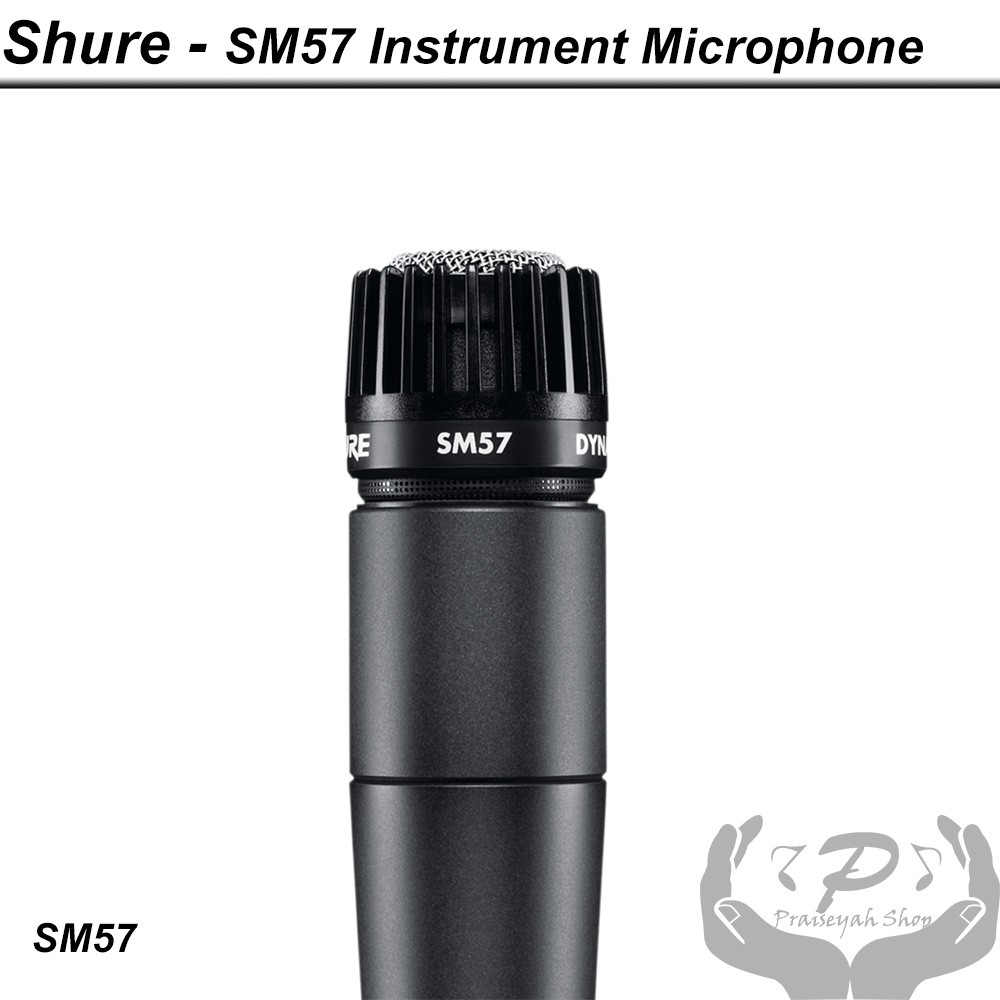 Shure SM57 Dynamic Instrument Microphone Mikrofon Garansi Original Ori