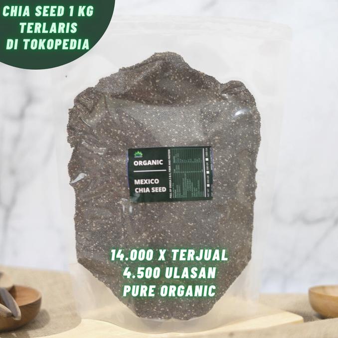 

Chia Seed Mexico Organik Chiajoy Untuk Diet 1 KG - CHIASEED
