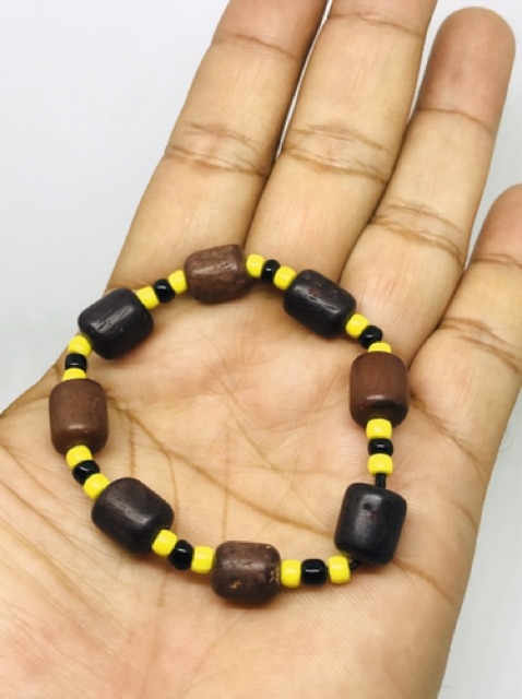 Gelang tangan dari biji kauka //gelang ethik