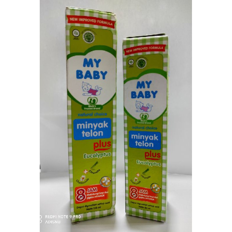 My Baby Minyak Telon Plus Eucalyptus Anti Nyamuk 8 Jam