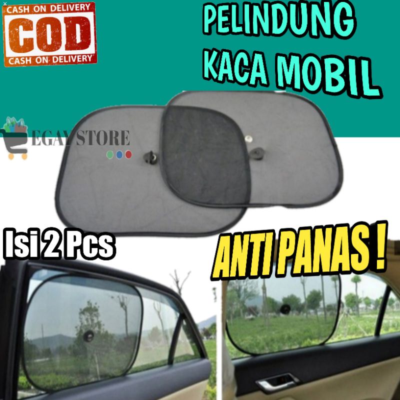 Pelindung Kaca Mobil Anti Panas Tutup Kaca Samping Mobil Anti Silau Matahari Sun Shield Interior