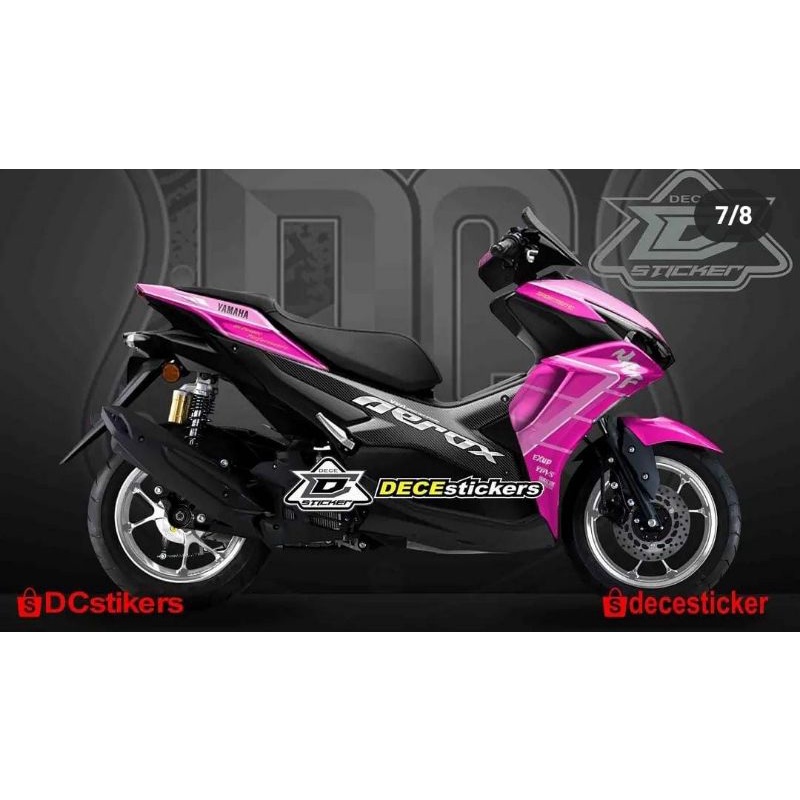 decal new aerox 155 connected