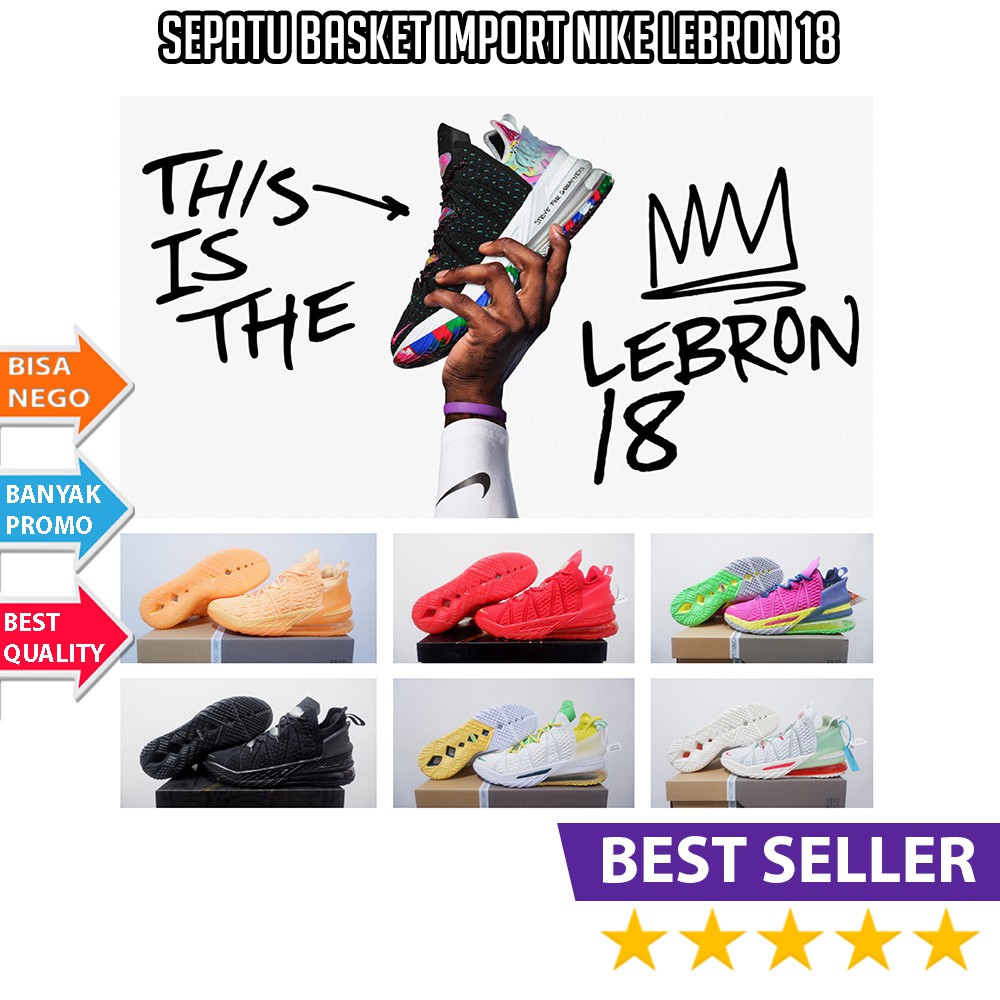 Sepatu Basket Nike / Sneakers Basket Lebron 18