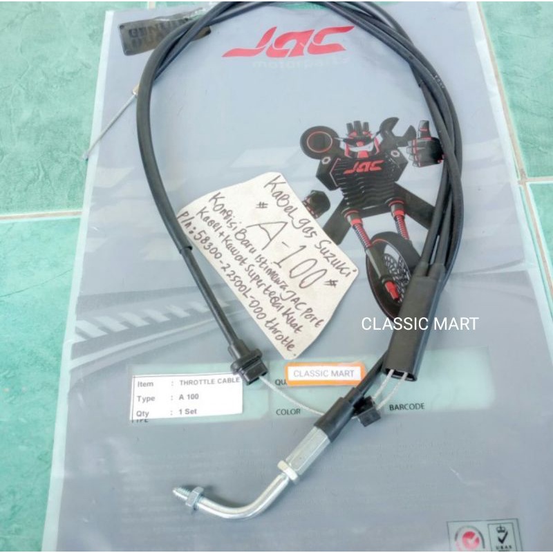 KABEL GAS KAWAT GAS SUZUKI A100-A100 XSUPER ECONOS jac