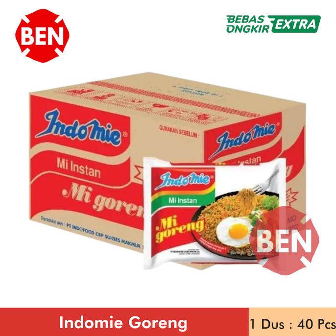 

Indomie Goreng 1 Dus / 40 Bungkus / Bks / Pcs / Mi Instan Grosir Mie Sale