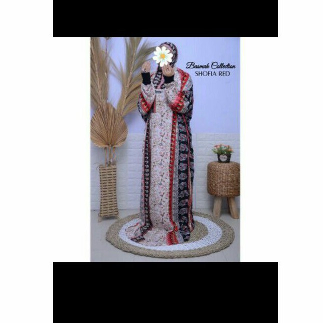 Mukena terusan basmah