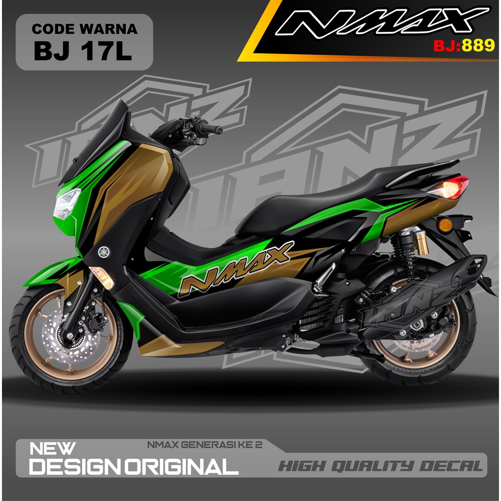 DECAL STIKER NMAX FULL BLOK MOTOR / DECAL FULL BODY NMAX / DECAL STIKER FULL BODY NMAX / STIKER DECAL NMAX TERBARU