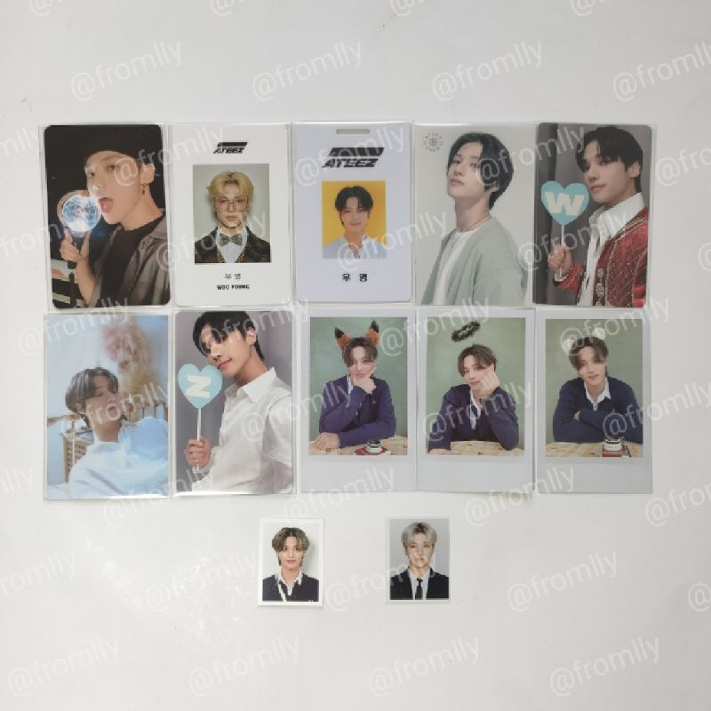 [READY] OFFICIAL ATEEZ WOOYOUNG PHOTO CARD PC - fever epilogue treasure hongjoong seonghwa yunho yeo