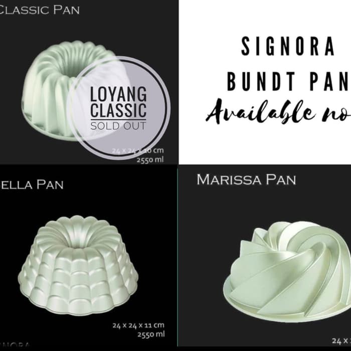 loyang kue Signora loyang marmer cake loyang tulban cetakan kue loyang ck947