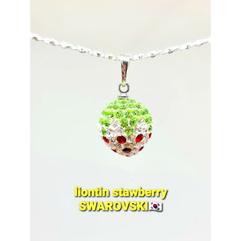 Liontin titanium / liontin titanium swarovski/ liontin korea terbaru FREE RANTAI