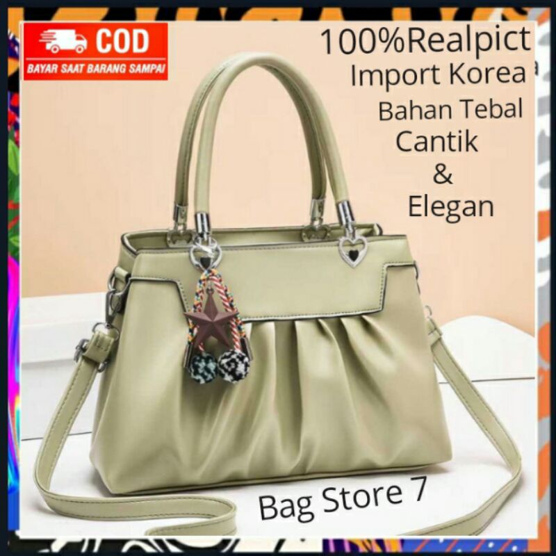 TAS SELEMPANG BAHU WANITA SHOULDER BAG CEWEK REMAJA PEREMPUAN IMPORT FASHION KOREA ORIGINAL BRANDED 