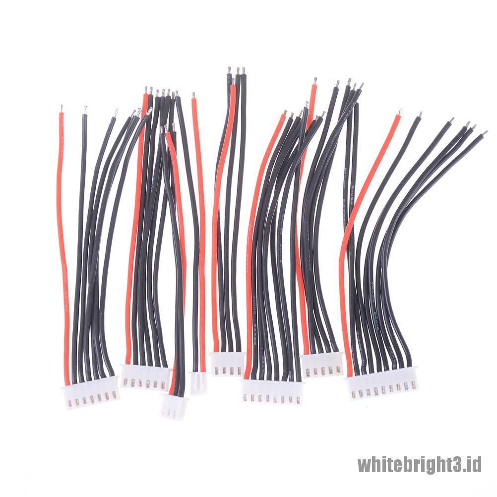 (white3) Kabel Charger Balance 2 / 3 / 4 / 5 / 6 / 7 / 8 / 9 / 10S 1P 22 AWG Bahan Silikon JST XH