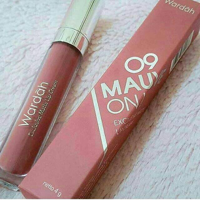 WARDAH LIP CREAM #09 MAUVE ON