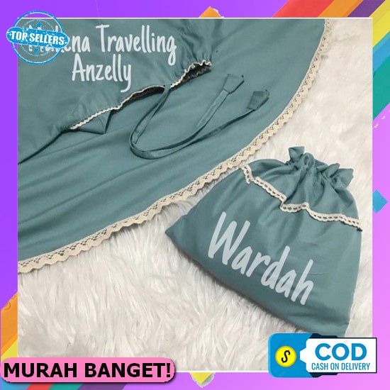 Mukena Dewasa Travel Travelling Lebaran Cod Bahan Adem Polos Motif Premium Jumbo Terlaris Fashion 20
