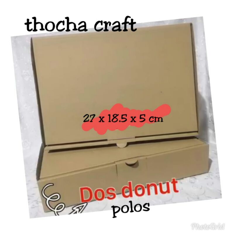 BOX DONAT POLOS / KOTAK DONAT POLOS / DUS DONAT POLOS