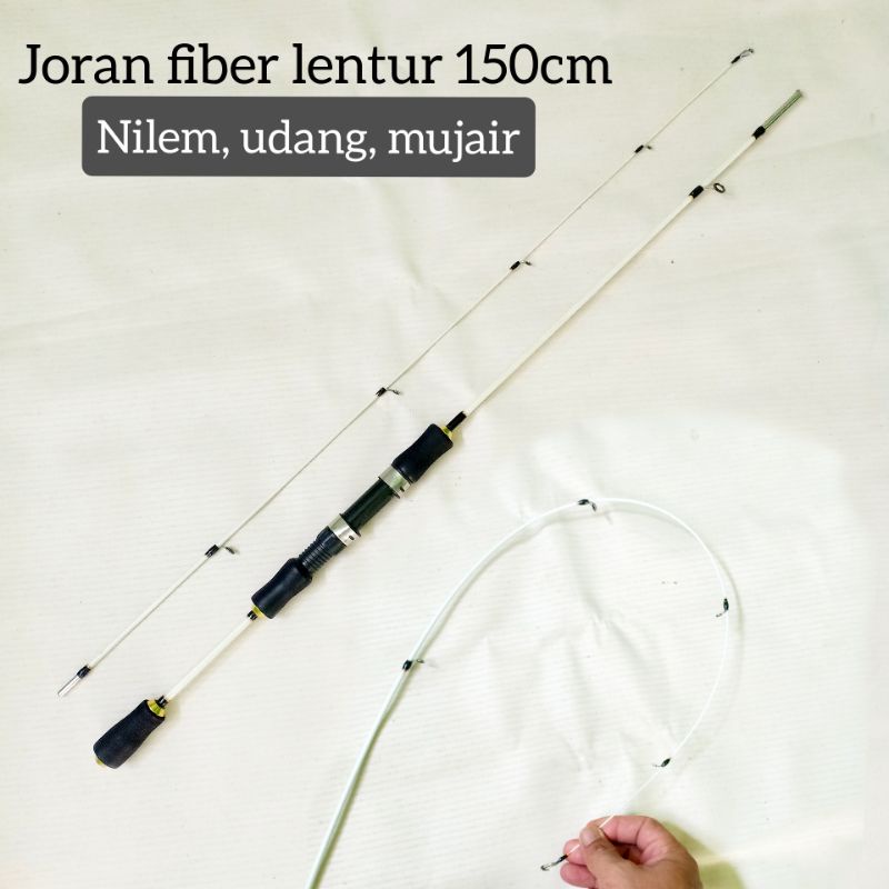 joran lentur 150 cm untuk mancing ikan nilem, mujair