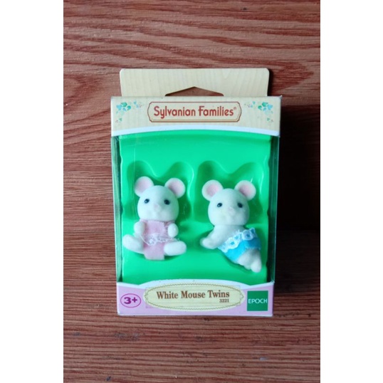 Sylvanian Families White Mouse Twins