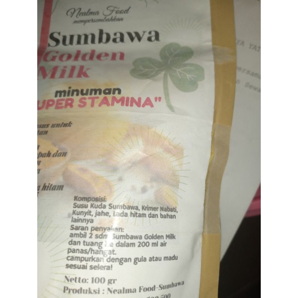 

SUSU KUDA LIAR SUMBAWA