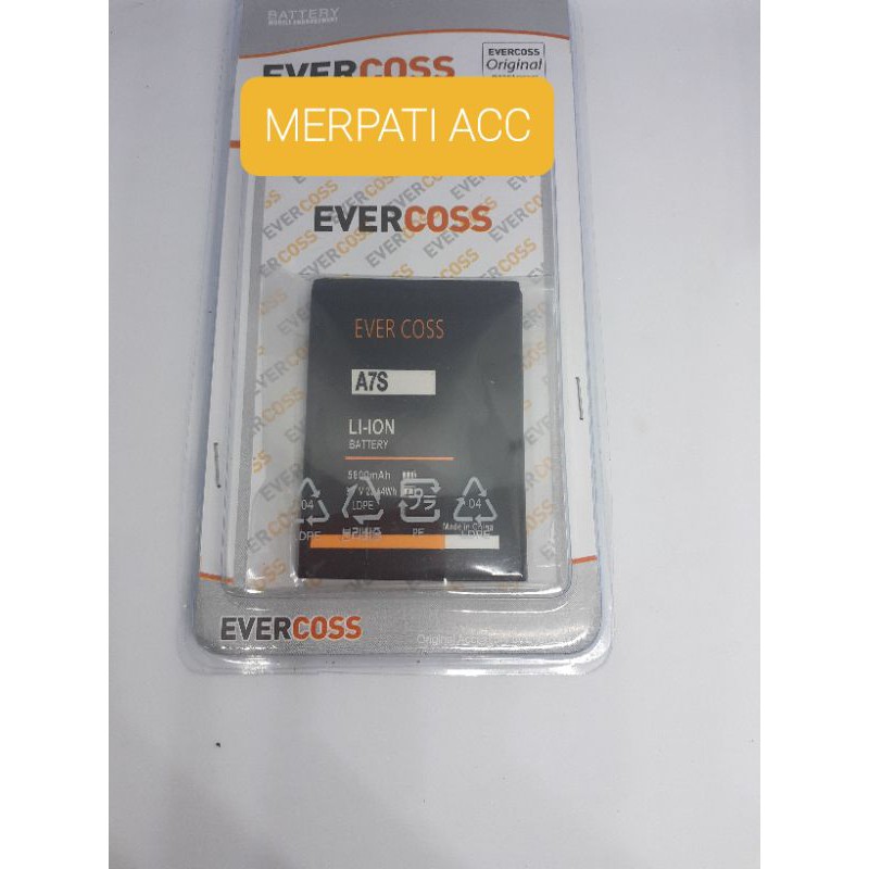 BATRE / BATERAI / BATTERY EVERCOSS A7S