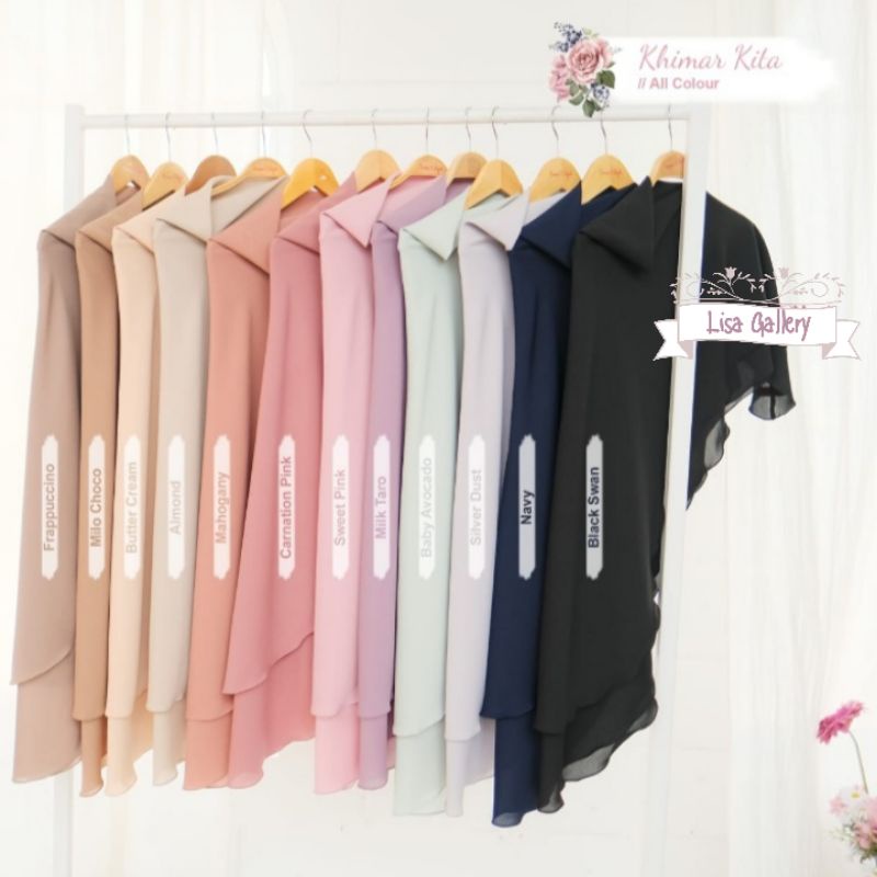 Jilbab instan, Aisyah khimar, malaysian khimar size M