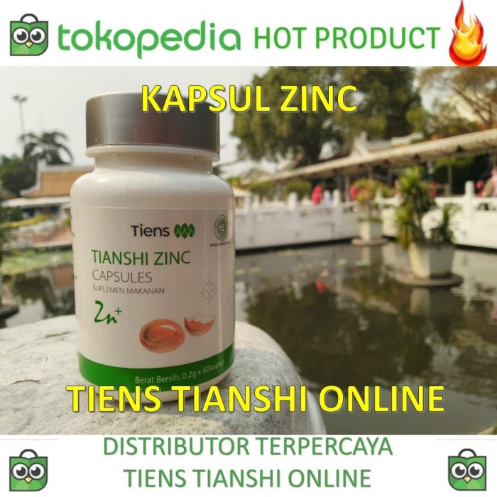 RAMBUT-VITAMIN-SUPLEMEN- ZINC TIENS PENUMBUH RAMBUT, TIENS ZINC SUPPLEMENT, SUSU TIENS ZINC