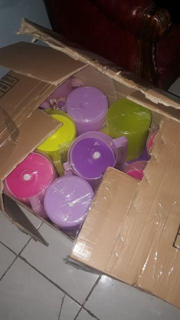 Cpm Eskan Teko Gelas Set Yeppo Pitcher Plastik Dengan 5 Pcs Gelas Air Minum Anabelle