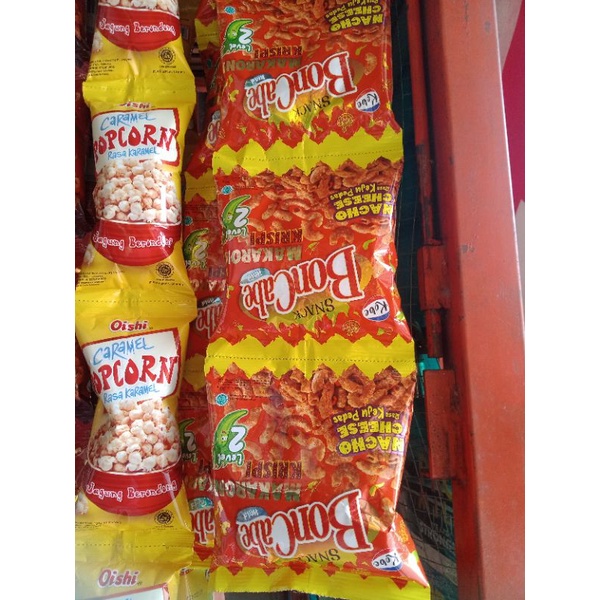 

Snack Boncabe Makaroni Krispi Rasa Keju Pedas 10 Pcs