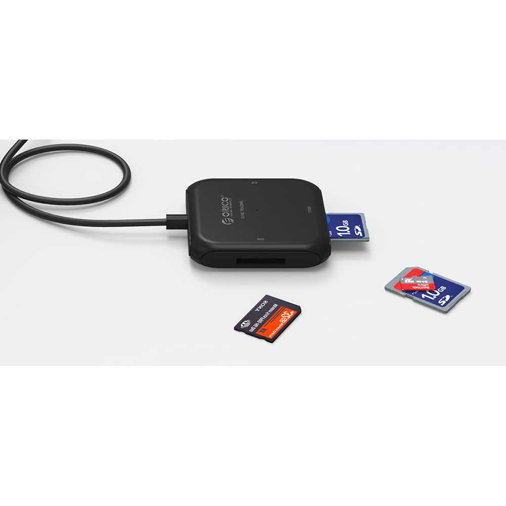 IDN TECH - Orico Card Reader USB 3.0 TF SD CF MS - CRS31A-03