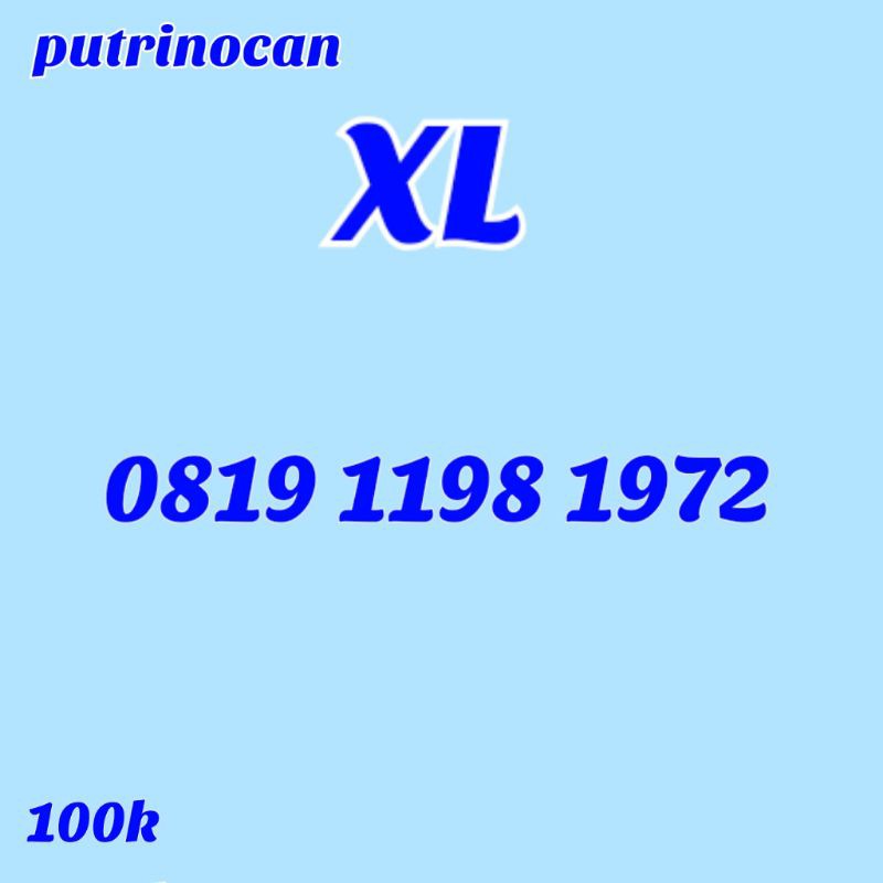 NOMER CANTIK XL SERI TAHUN 1972