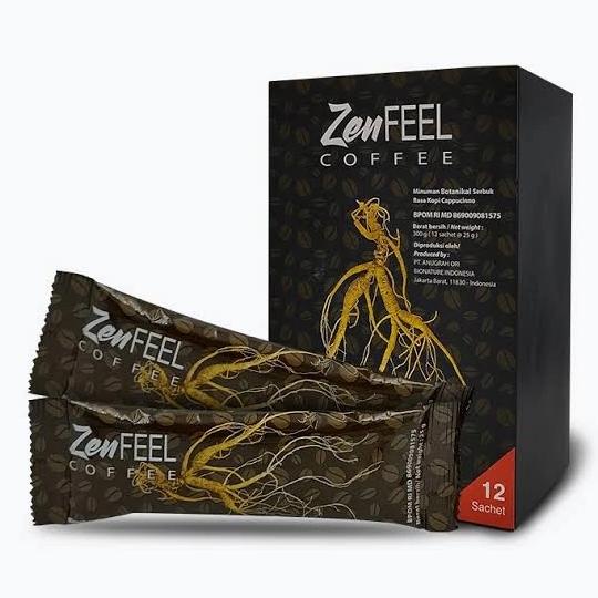 

Kopi Zenfeel Zen Feel Coffee isi 12 sachet