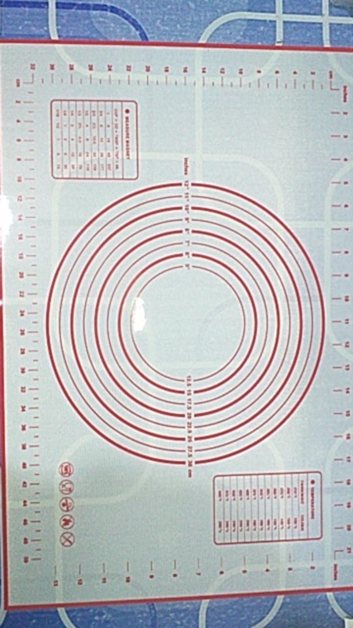 Mic 40*60cm Alas Adonan Silikon Adonan Kue Fondant Bergulir Cutting Mat Baking Pad