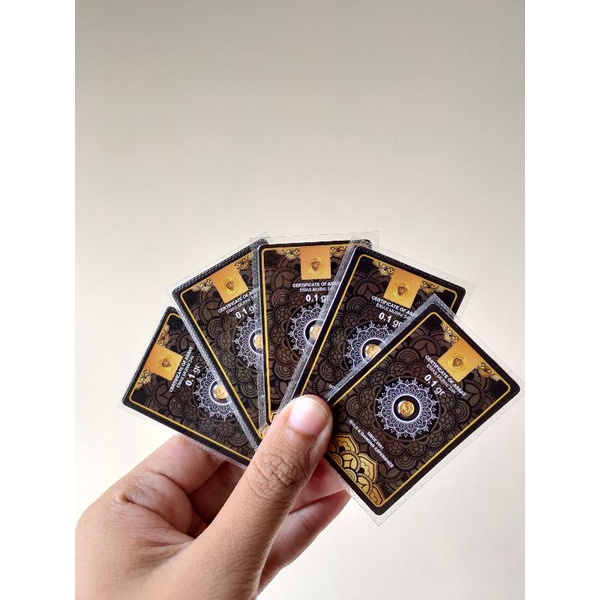 Minigold 99.9 fine gold certified 0.025 gram