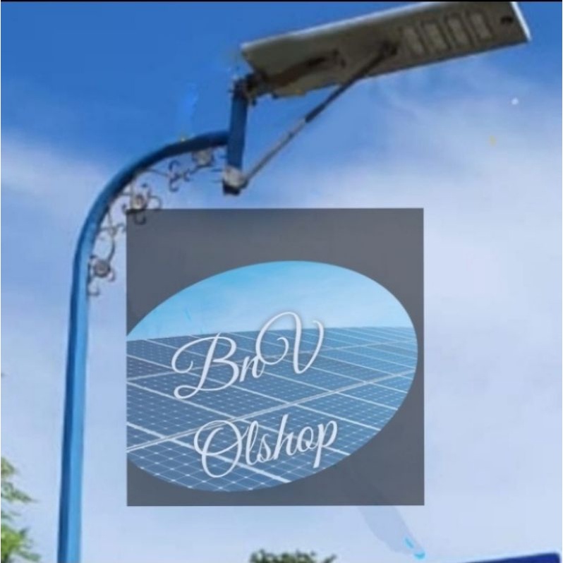 Tiang PJU all in one dekoratif 7meter oktagonal