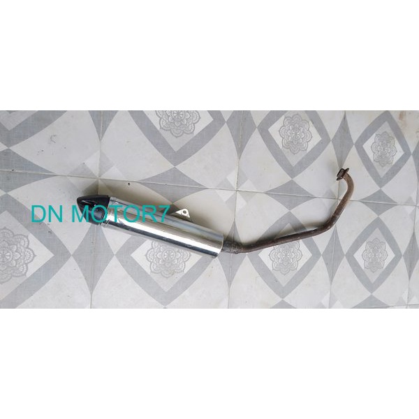 Knalpot Satria F 150 karbu Original Kenalpot Knalpot Satria FU 150 Karbu Ori asli