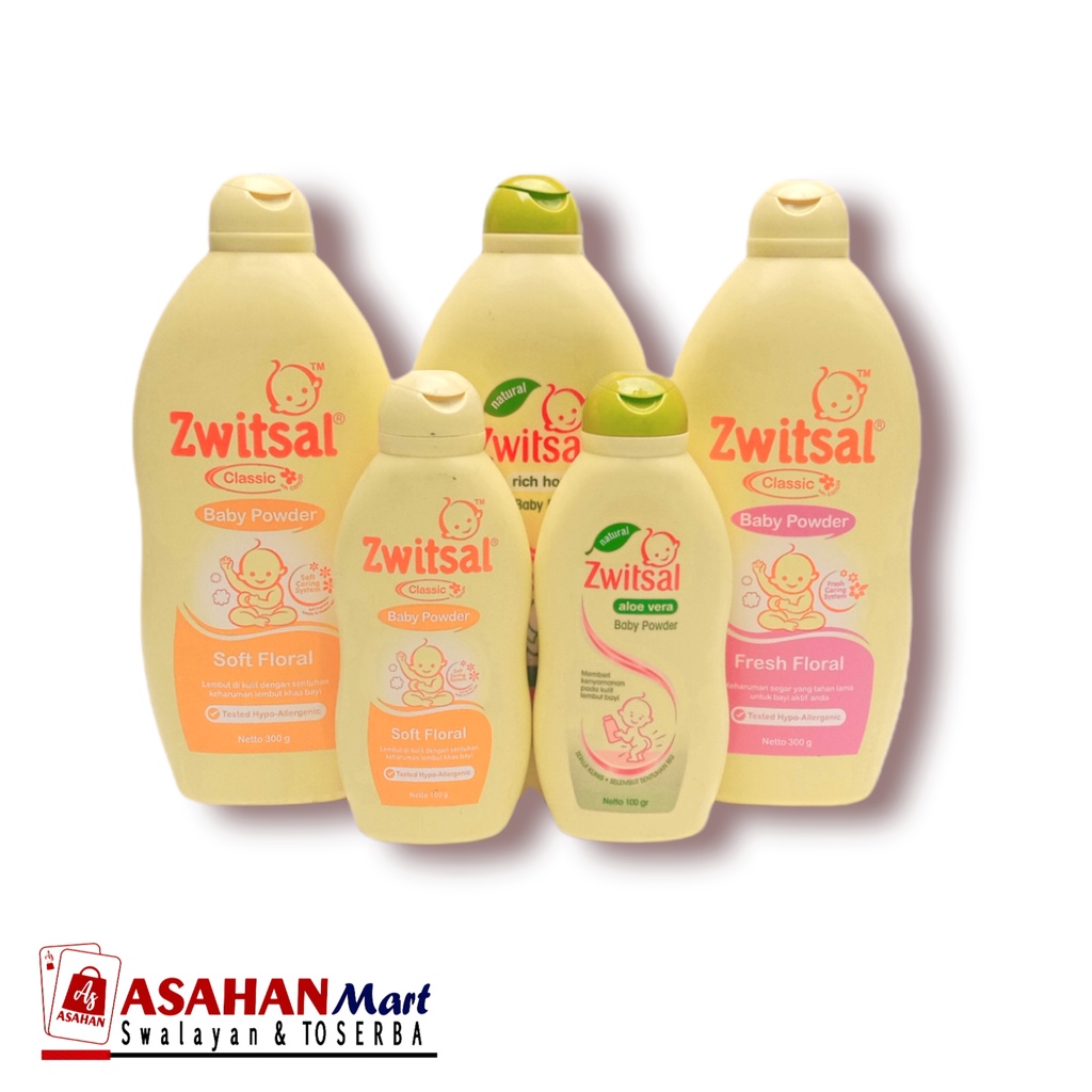 bedak bayi Zwitsal Extra Care Baby Powder 100 gr & 300gr