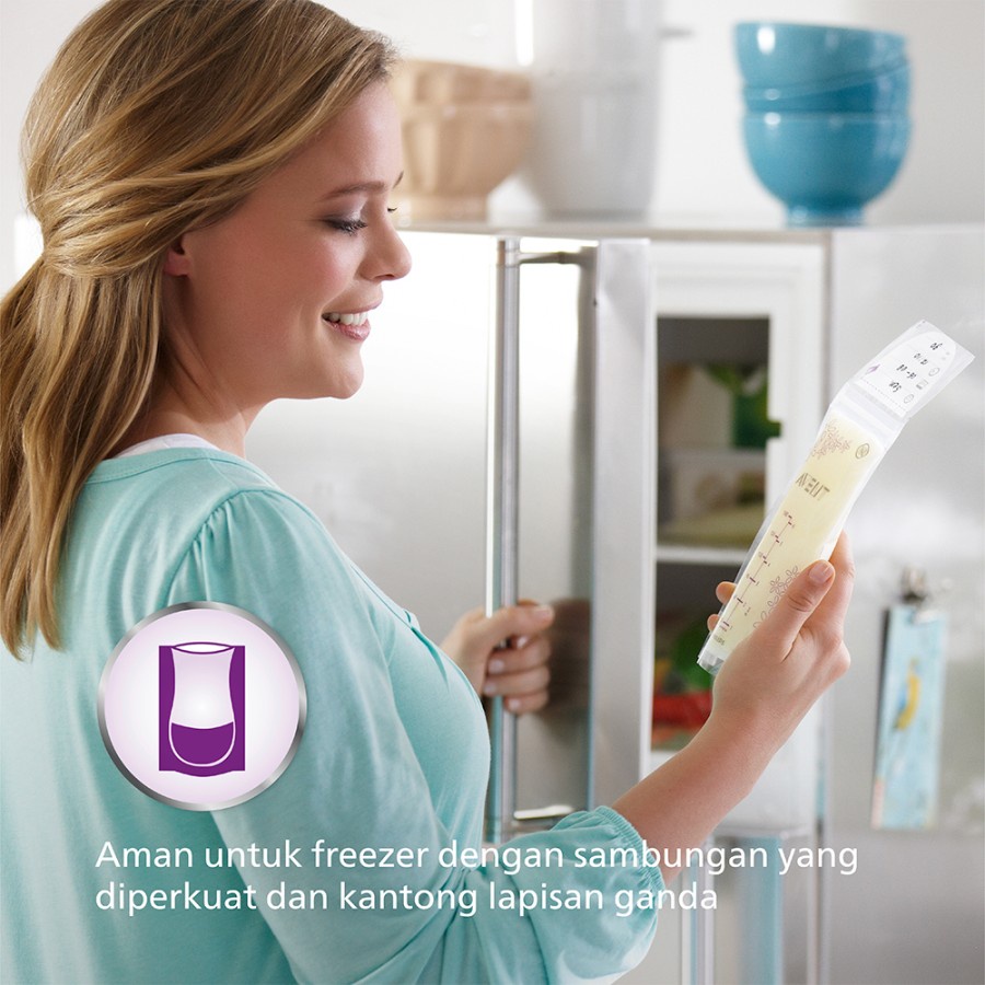 Philips Avent SCF603/25 Milk Storage Bags 180ml | Kantong Asi 180ml