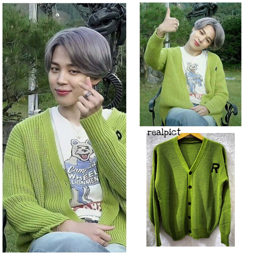 CARDIGAN JIMIN BTS LIFE GOES ON/BRANDED 7 GATE