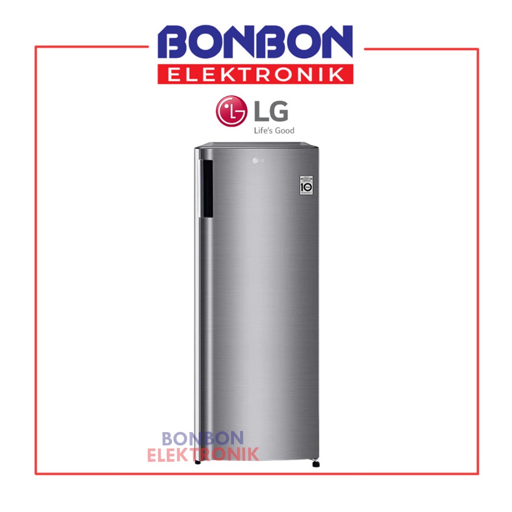 LG Upright Freezer GN-INV304SL 165L nett Smart Inverter Compressor