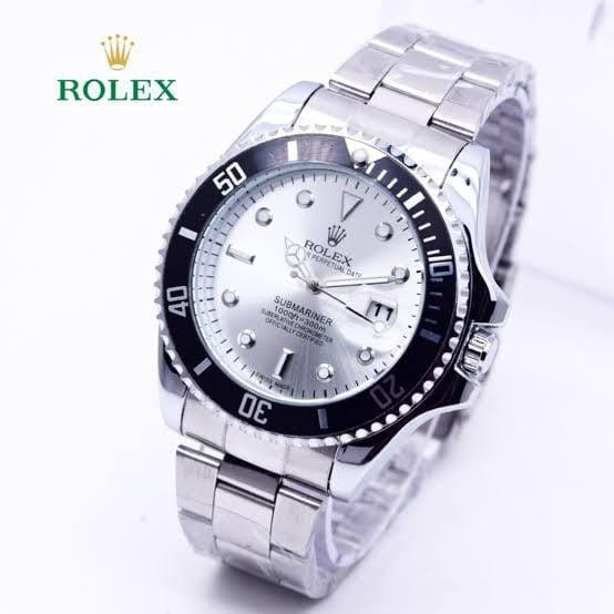 JAM TANGAN PRIA FREE BATRAI ROLEX SUBMARINER DATE SPORT TANGGAL IMPORT STAINLESS STEEL RX015