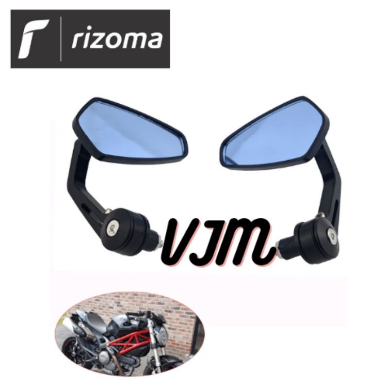 Spion Jalu Oval Rizoma / Spion Bar End Oval Universal Vario Mio Scopy Aerox Nmax