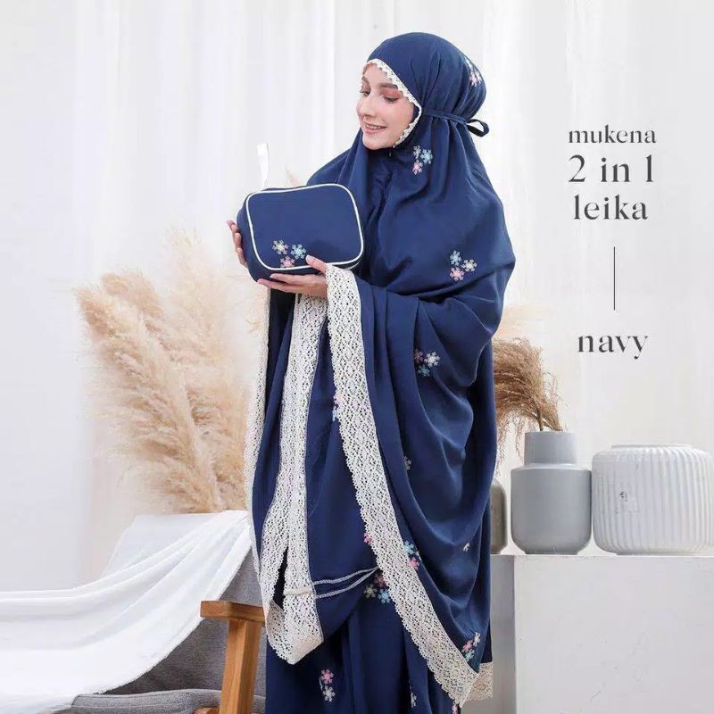 Mukena Dewasa Leika Rayon Jumbo