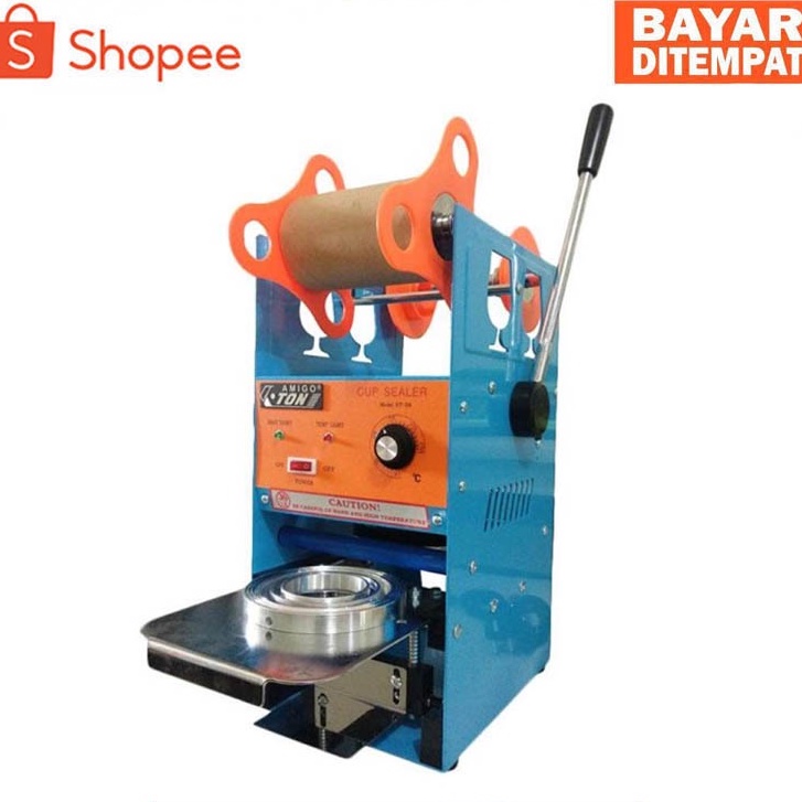 Mesin cup sealer ETON D8 Press Gelas Plastik Manual Sealing Machine Cup Sealer Eton ET D8