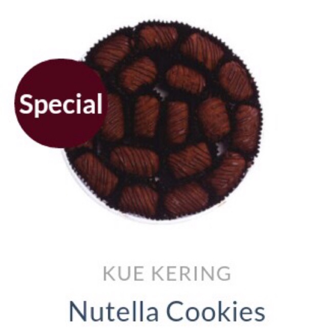 

Best Seller : Nutella Cookies