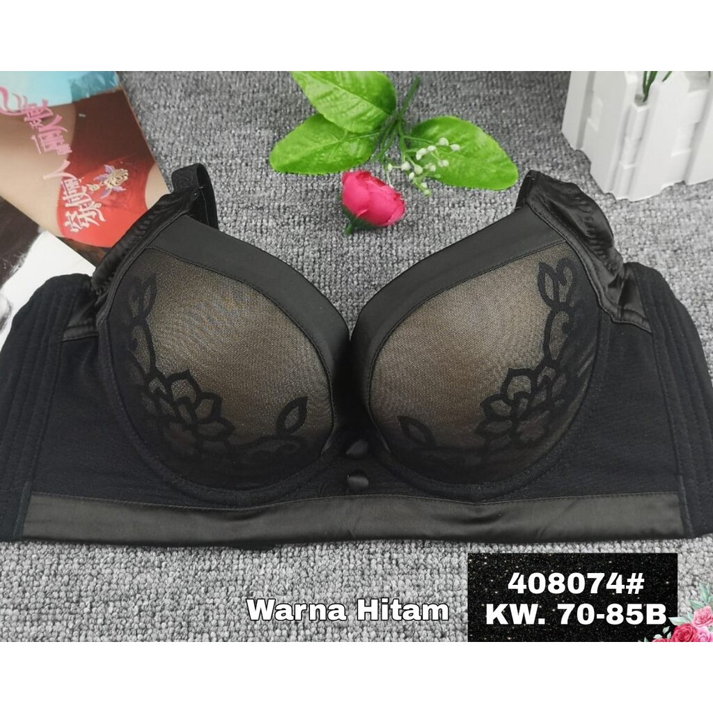 Bra Padding / BH Wanita Import Seri 408074 - Busa Tabal, Kawat