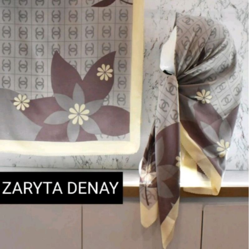 Jilbab Segiempat Motif Denay Voal/Jilbab Segiempat Motif Zaryta/Jilbab Segiempat Motif Terbaru