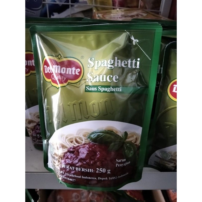 

DELMONTE SAUS SEPAGETI 250gram